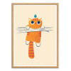 Art-Poster - Fat cat, little bird - Jay Fleck