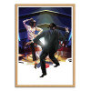 Art-Poster - Vegas Dancers - Liam Brazier - Cadre bois chêne