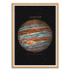 Art-Poster - Jupiter - Terry Fan - Cadre bois chêne
