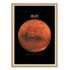 Art-Poster - Mars - Terry Fan - Cadre bois chêne