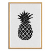 Art-Poster - Pineapple Marble - Orara Studio - Cadre bois chêne