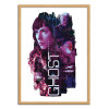 Art-Poster - Ghost in the Shell - Barrett Biggers - Cadre bois chêne