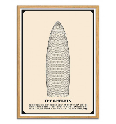 Art-Poster - The Gherkin - Lionel Darian