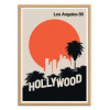 Art-Poster - Los Angeles 89 - Bo Lundberg - Cadre bois chêne