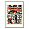 Art-Poster - Starter kit - Paiheme studio - Cadre bois chêne