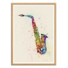 Art-Poster - Saxophone - Michael Tompsett