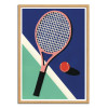 Art-Poster - Malibu Tennis club - Rosi Feist