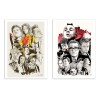 2 Art-Posters 30 x 40 cm - Tarantino and Scorcese - Joshua Budich