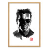 Art-Poster - Terminator - Pechane Sumie - Cadre bois chêne