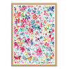 Art-Poster - Colorful flowers and petals - Ninola - Cadre bois chêne
