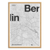 Art-Poster - Berlin Minimalist map - Florent Bodart
