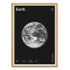Art-Poster - Earth - Florent Bodart - Cadre bois chêne