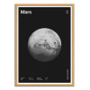 Art-Poster - Mars - Florent Bodart - Cadre bois chêne