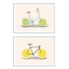 2 Art-Posters 30 x 40 cm - Bikes and lemons - Florent Bodart