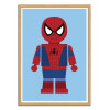 Art-Poster - Spiderman Toy - Rafa Gomes - Cadre bois chêne