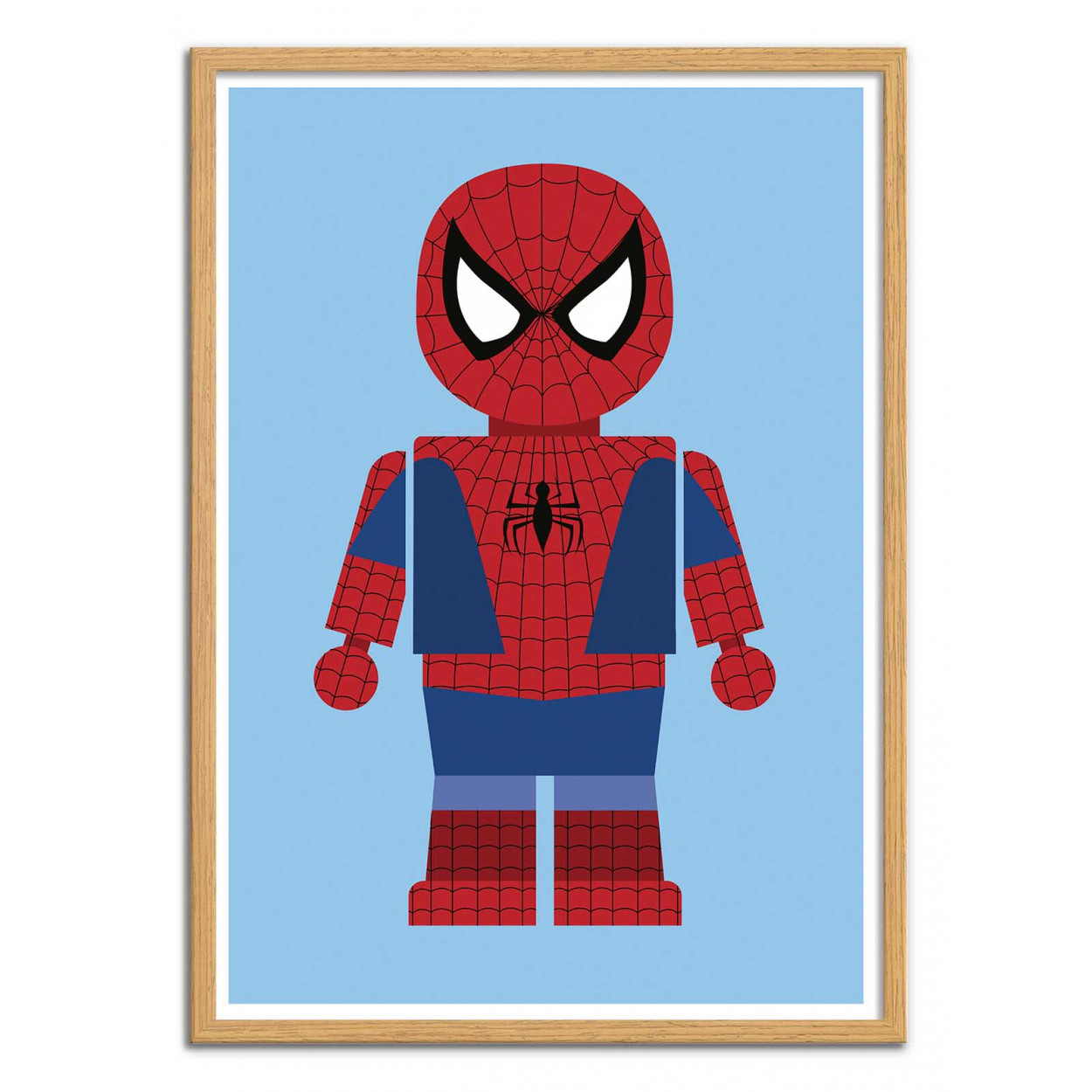Affiche d'art enfants et bébés - Spiderman Toy, par Rafa Gomes