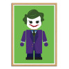 Art-Poster - Joker Toy - Rafa Gomes - Cadre bois chêne