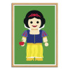Art-Poster - Snow White Toy - Rafa Gomes - Cadre bois chêne