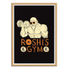 Art-Poster - Roshi's Gym - Louis Roskosch - Cadre bois chêne