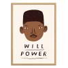 Art-Poster - Will Power - Louis Roskosch - Cadre bois chêne