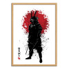Art-Poster - Samurai Ink - Alberto Cubatas - Cadre bois chêne