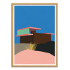 Art-Poster - Kaufmann Desert House - Rosi Feist - Cadre bois chêne