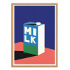 Art-Poster - Milk - Rosi Feist - Cadre bois chêne