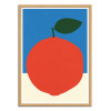 Art-Poster - Orange - Rosi Feist - Cadre bois chêne