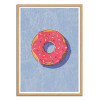 Art-Poster - Fast Food Donut - Daniel Coulmann - Cadre bois chêne