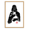 Art-Poster - Darth Vader and cat - Pechane Sumie