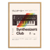 Art-Poster - Synthesizers club - Florent Bodart