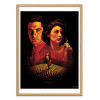 Art-Poster - Twin Peaks - Joshua Budich - Cadre bois chêne