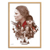 Art-Poster - The Princess Bride - Joshua Budich - Cadre bois chêne