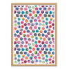 Art-Poster - Color Ink Marbles Dots Multicolored - Ninola