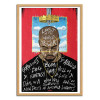 Art-Poster - Kanye - Bokkaboom - Cadre bois chêne