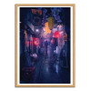 Art-Poster - Tokyo Blue Rain - Javier