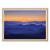 Art-Poster - Misty Mountains - David Bouscarle - Cadre bois chêne