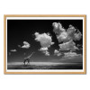 Art-Poster - Gone with the Clouds - Alberto Ghizzi Panizza - Cadre bois chêne