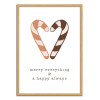 Art-Poster - Merry everything and happy always - Orara Studio - Cadre bois chêne