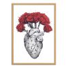 Art-Poster - Cactus Heart - Valeriya Korenkova