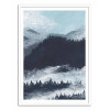 Art-Poster - Winter mountains - Léa Gagelin