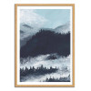 Art-Poster - Winter mountains - Léa Gagelin