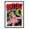 Art-Poster - Don't call Just text - Butcher Billy