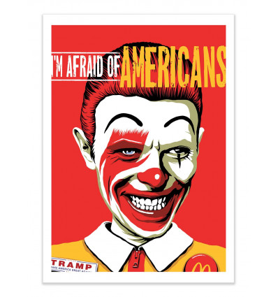 Art-Poster - I'm afraid of Americans - Butcher Billy