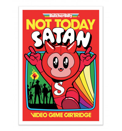 Art-Poster - Not today - Butcher Billy