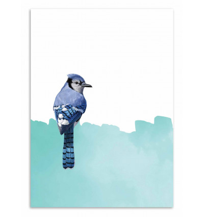 Art-Poster - The bird and the painting - Seven trees