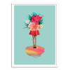Art-Poster - The floral girl - Seven trees