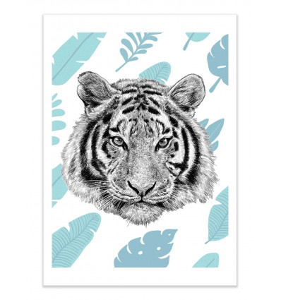 Art-Poster - Tropical tiger - Seven trees