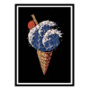 Art-Poster - Kanagawa Ice cream - Ilustrata