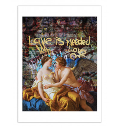 Art-Poster - Love is needed - José Luis Guerrero